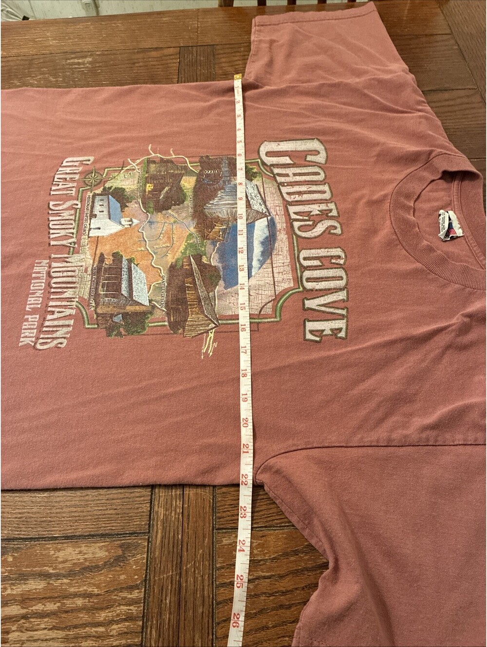Vintage Cades Cove T-Shirt Men’s L Great Smoky Mountains Made In USA - Picture 4 of 6